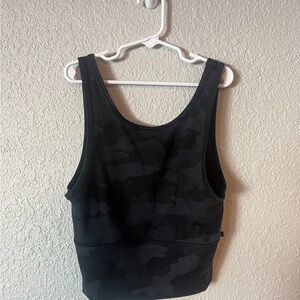 Lululemon Power Pivot Black Camo Tank Top